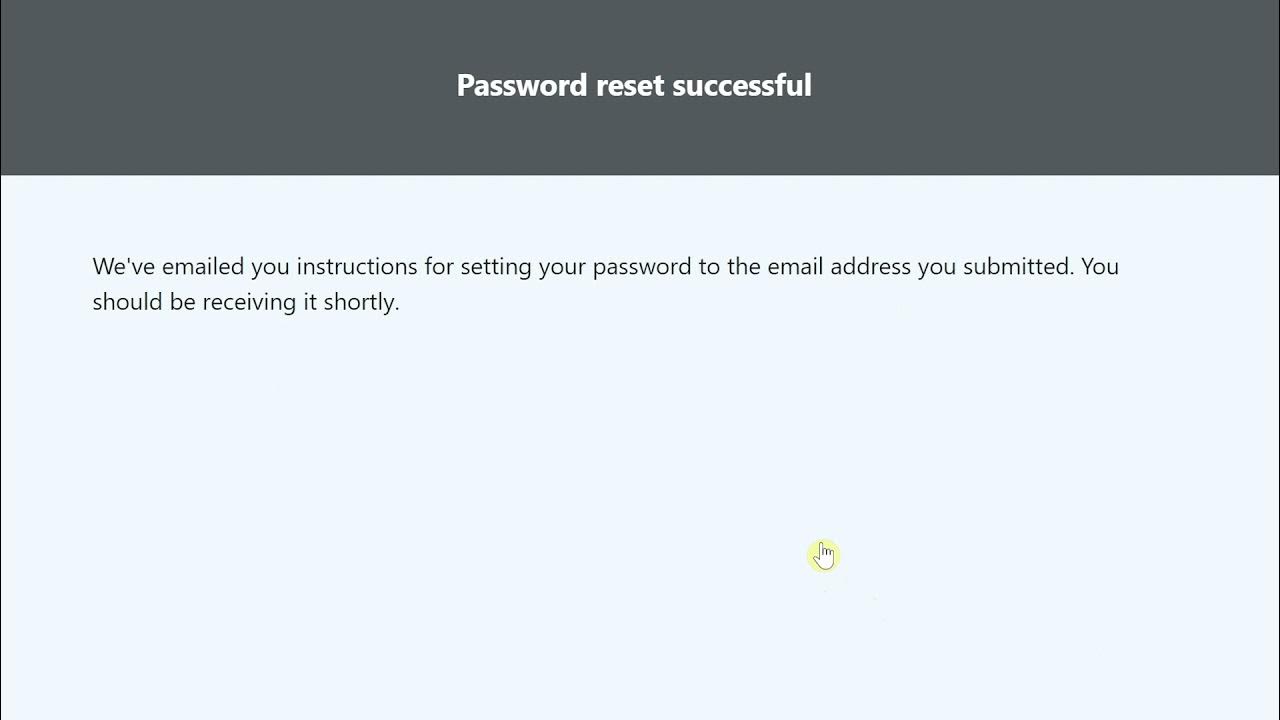 3Requesting a password on the IG ODS YouTube
