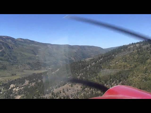 Landing at Marble, CO at annual Colorado Pilots Association camping fly-in