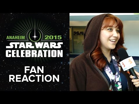 Star Wars Celebration | Kickoff Panel Fan Reactions (2015) HD