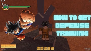 HOW TO TRAIN DEFENSE (Budokai Roblox DBZ)