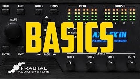 Axe Fx III Basics Delay & Reverb Spillover