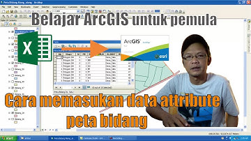 arcgis, cara memasukan data atribut peta bidang