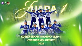 JUARA 1 REGU PUTRI | SENAM PRAMUKA JILID 1 | KWARCAB MOJOKERTO 2026 | #pramuka #pramukajatim