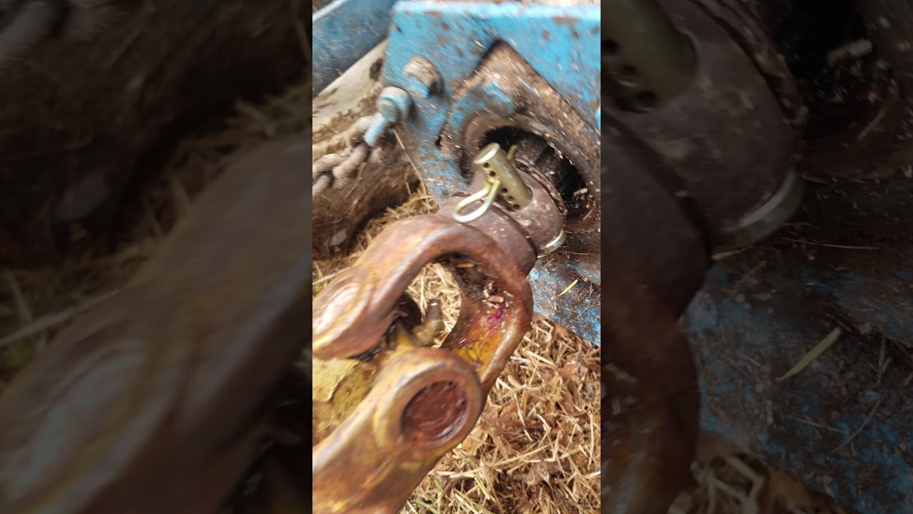 How to repair a broken PTO Quick Connect on a brush hog YouTube