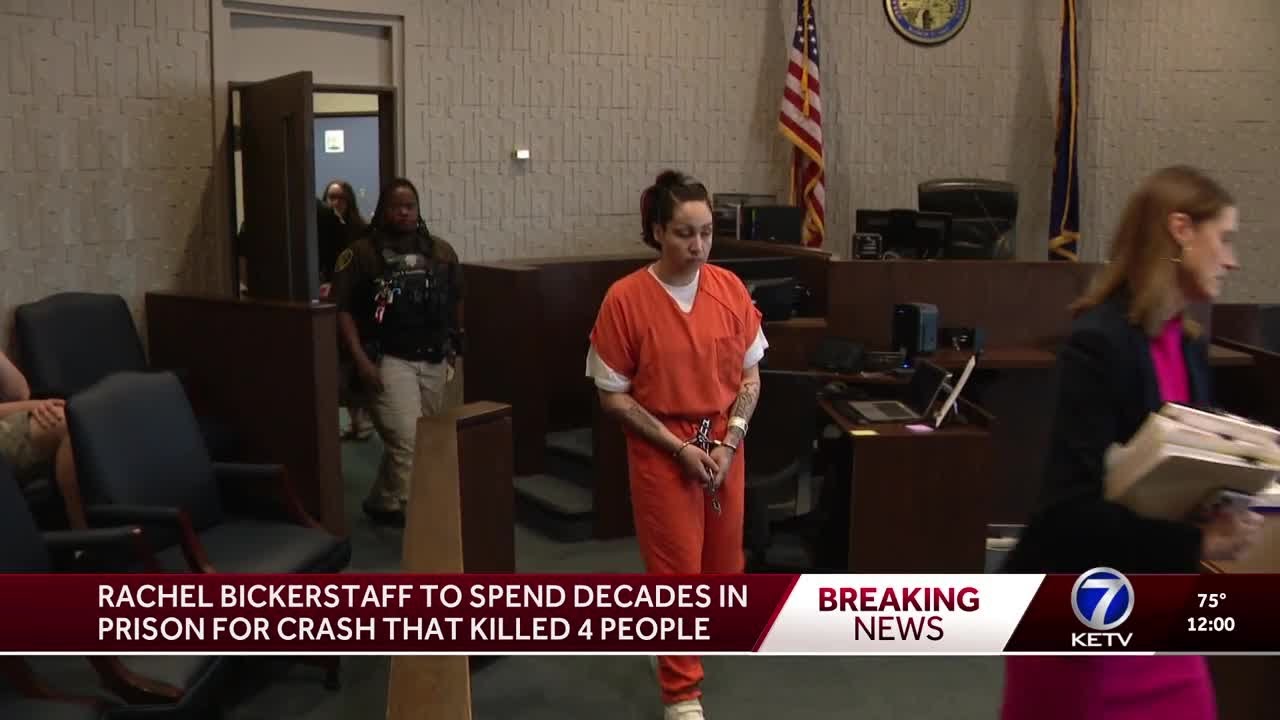 Driver sentenced for fiery Omaha crash that killed four people - YouTube