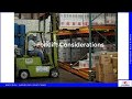 Push Back Rack and Forklift Considerations