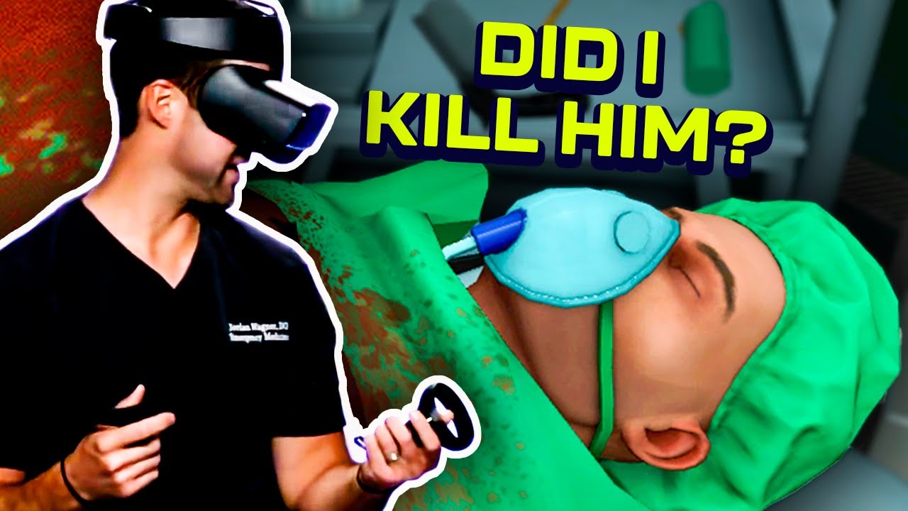 CIRURGIA EM REALIDADE VIRTUAL! Surgeon Simulator VR 