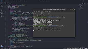 RPG Game #2 -- Python -- Simple