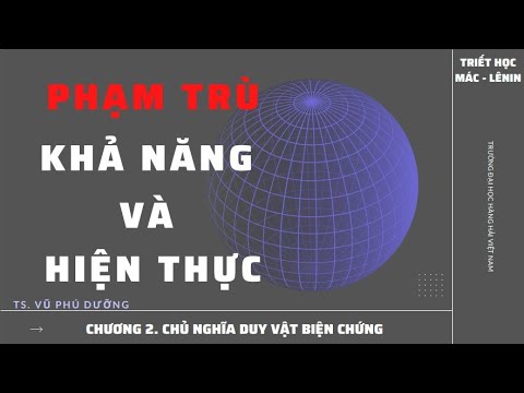 Video [Triết học Mác - Lênin] Chương 2. Phạm trù khả năng và... - youtube