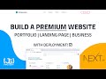 Build and Deploy a Premium Next JS React Website | Landing Page, Business Website, Portfolio