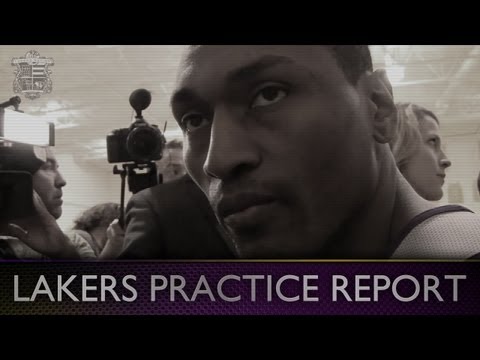 Lakers Practice: Metta World Peace On Dwight Howard & Mike D'Antoni Having Something To Prove