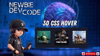 Aprenda a fazer um hover 3D INSANO | Projetos FrontEnd #1 | #frontend #newbiedevcode