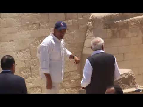 PM Modi visits Egyptian pyramids
