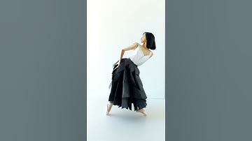 #shorts [AI Art Styles] 23 Origami Style Animation | vid2vid | AnimateDiff