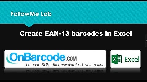 Excel EAN-13 barcode generator: create, make EAN-13 images in Microsoft Excel document