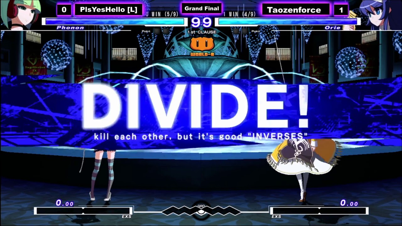World-8 UNIST Arena Top 3 Taozenforce  ( Orie ) vs PlsYesHello ( Phonon )  (11/23/19)