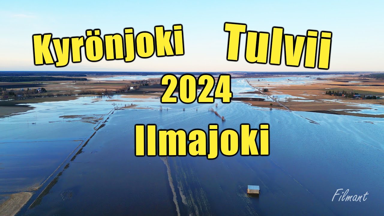 Tulvat Ilmajoki kevät 2024