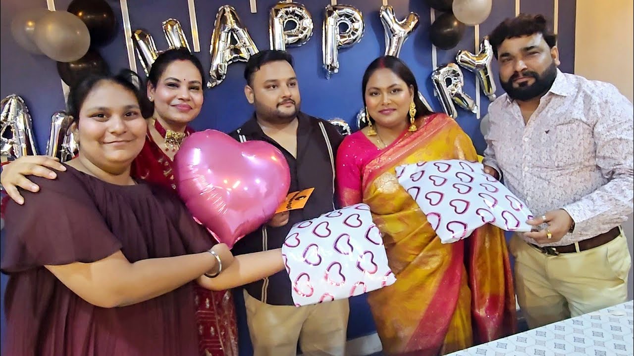 Beta bahu ki 1st aniwarsary 🎉♥️ || Ritik & samidha || #familyvlog 