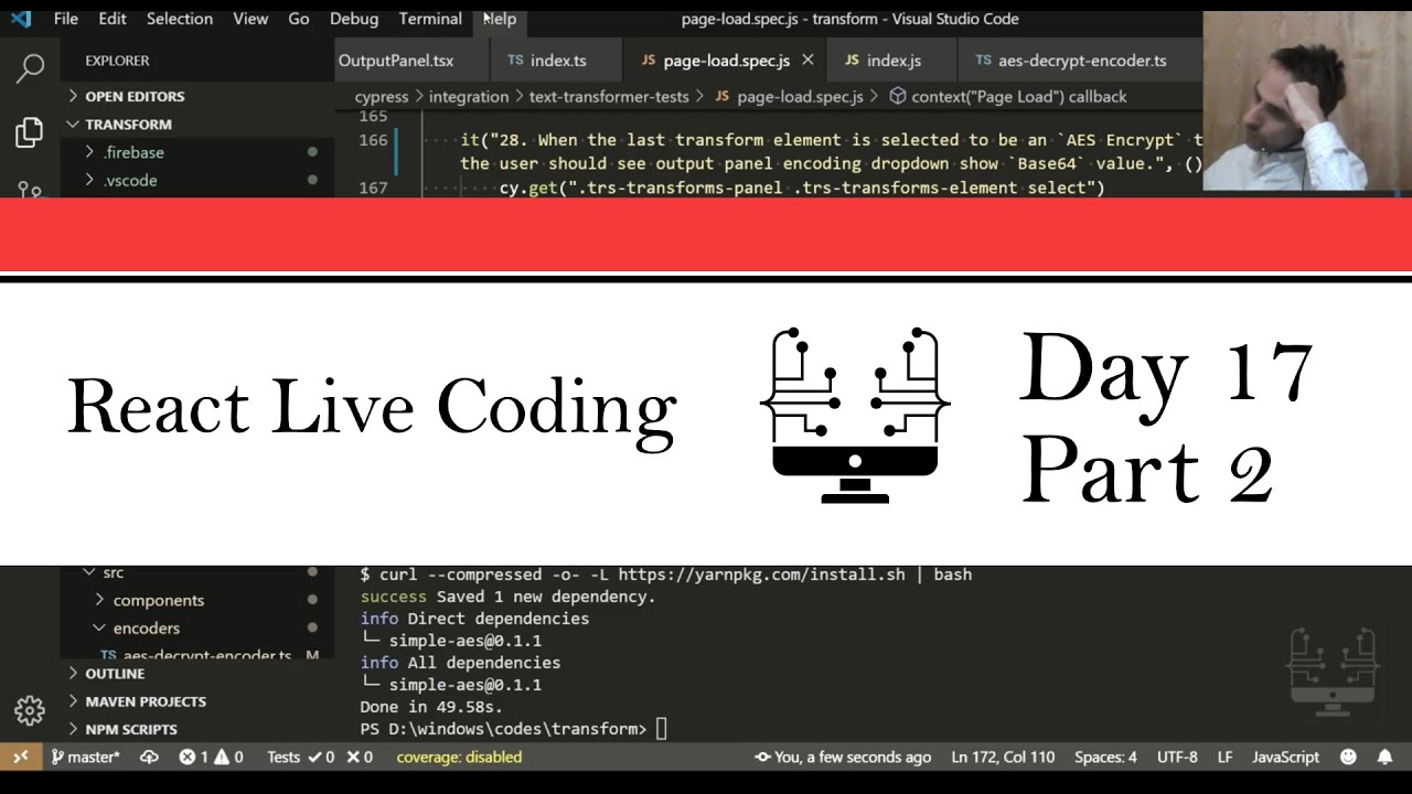 React Live Coding - Day 17, Part 2 - YouTube