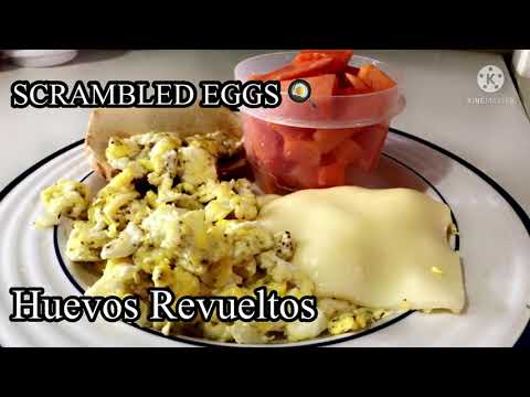 Video: Desayuno Romántico De Huevos Revueltos Regulares