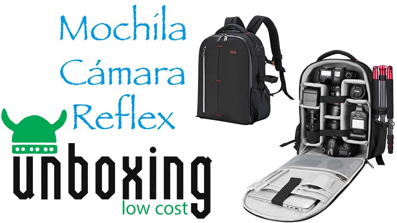 Mochila Cámara Reflex ESDDI. U&R Low Cost 