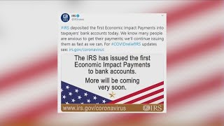 IRS Deposits First Stimulus Checks