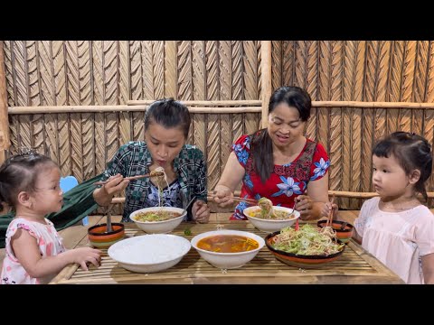 Video Ngất Ngây Với Nồi Bún Cá Mồi Ba Cô Gái Mẹ Nấu | Bếp... - youtube