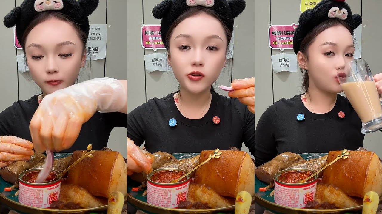 XiaoYu Mukbang ASMR MUKBANG SATISFYING  Mukbang Chinese Food 중국 음식 먹기 Lily NO 1 500