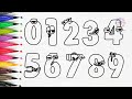 How to draw number lore   alphabet lore   easy drawing for kids