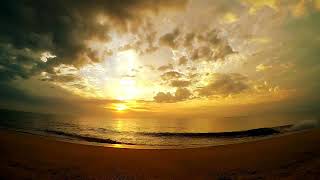 Time lapse sunrise at east coast Indian Ocean