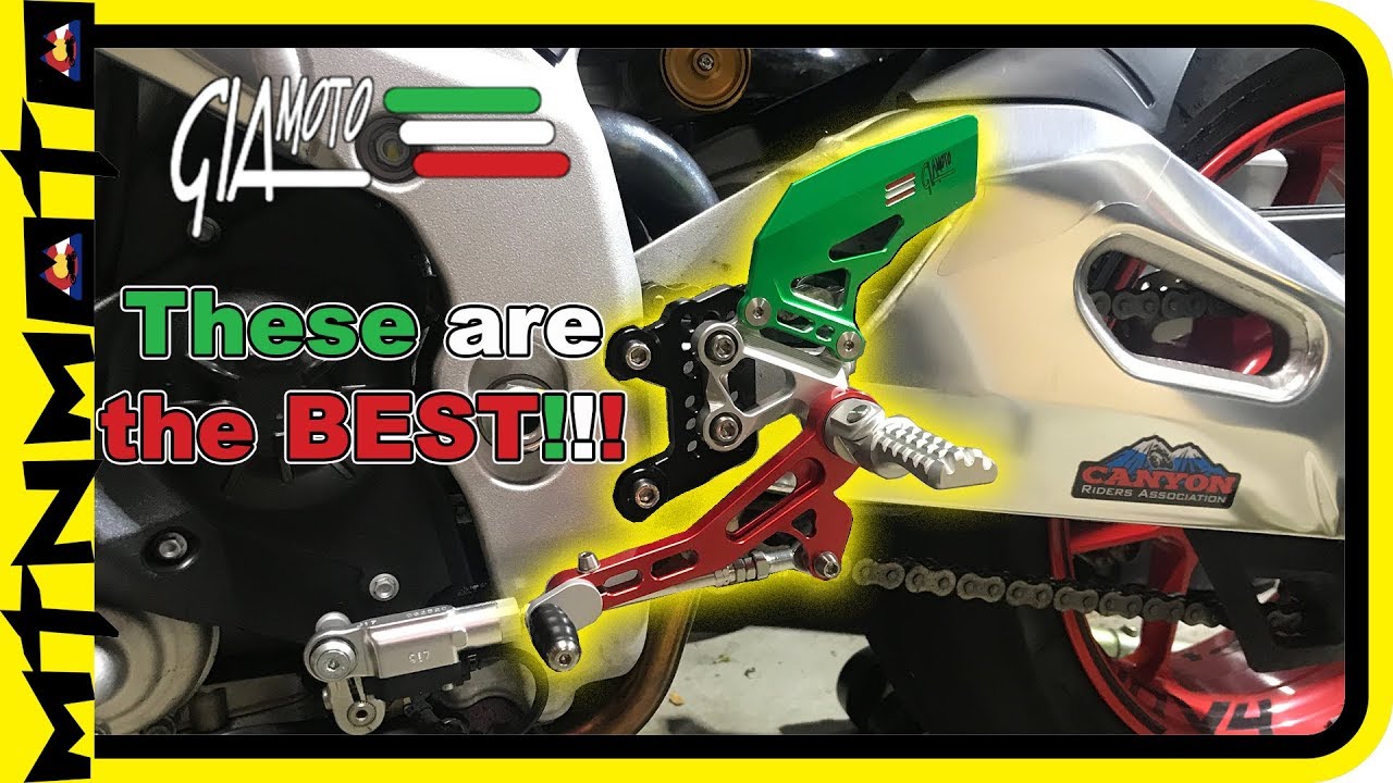 2018 Aprilia Tuono Factory The Ultimate Build Part 13 Giamoto Rearsets YouTube
