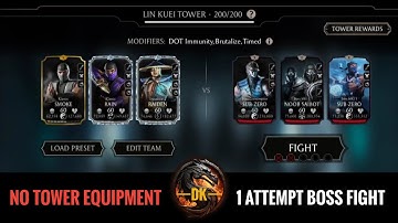 New Lin Kuei Tower 1 Attempt Battle 200 Final Fight & Reward 🎮 Mortal Kombat Mobile▫️MK Mobile▫️MKM