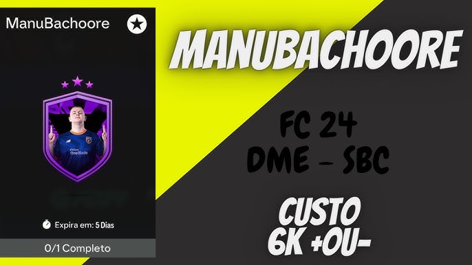 FC 24 - DME - SBC ** GRANDES CONFRONTOS ** DATA 05/10 ATE 12/10 