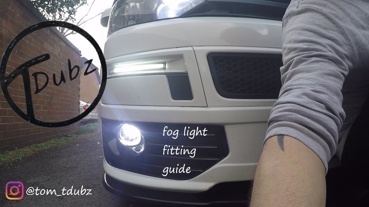 argument lotus ubehagelig VW T5 fog light fitting guide #travelinlite - YouTube