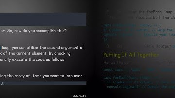 How to Skip the First Iteration in a JavaScript forEach Loop