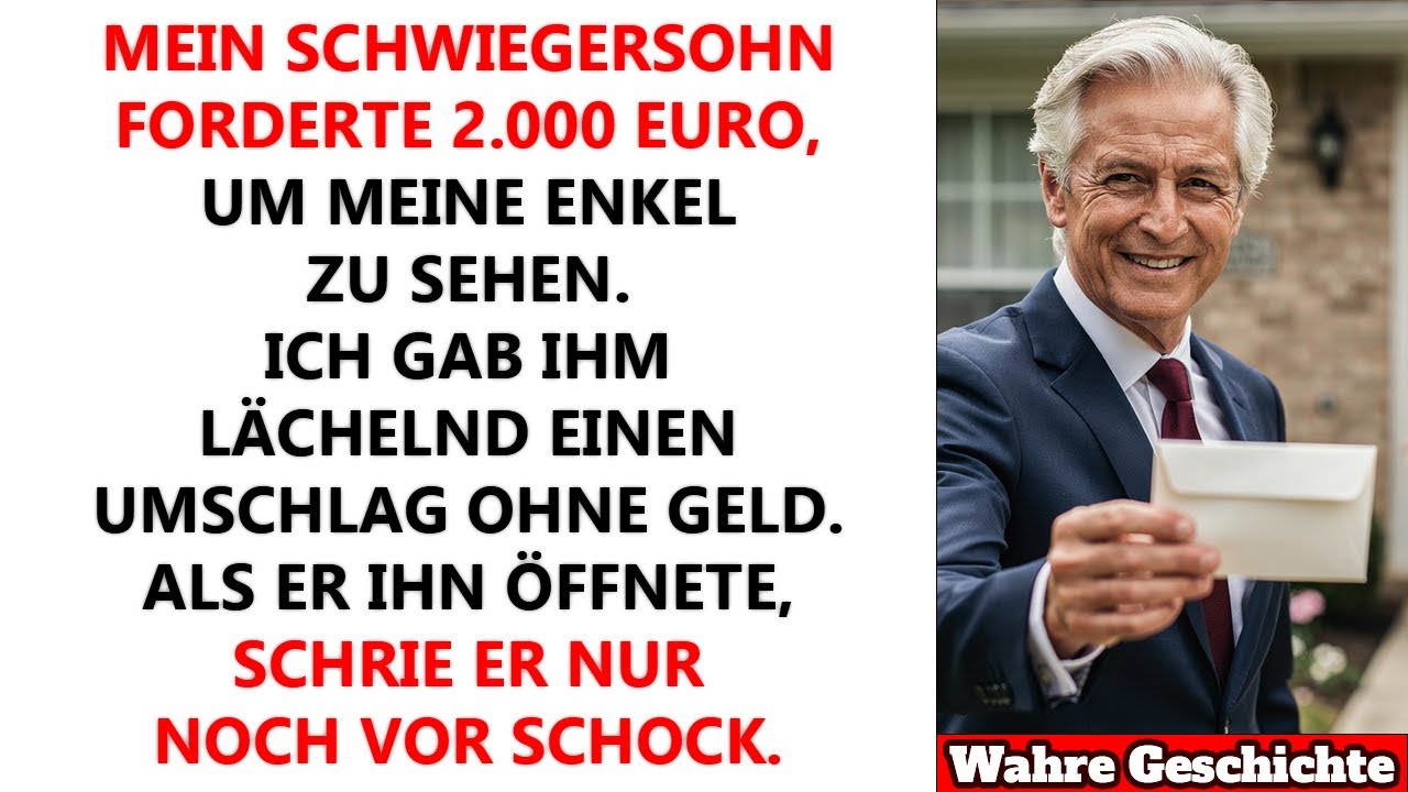Es war ein ganz normaler Samstagnachmittag, als Nils ohne Klopfen in mein Wohnzimmer kam, als gehörte ihm das Haus. „Du bist Teil unserer Familie – wenn du deine Enkel sehen willst, kostet das...