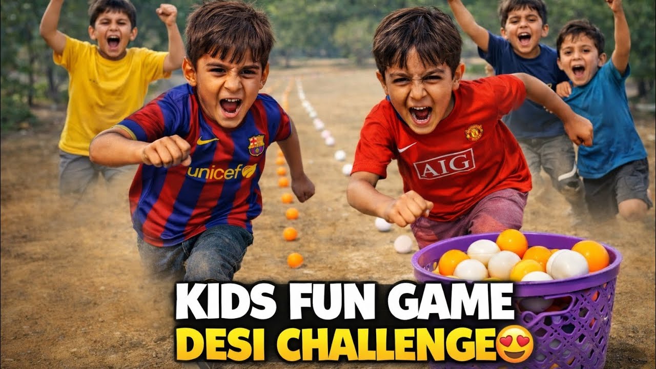 Messi vs Ronaldo Kids Challenge 😱 | Jump & Ball Game