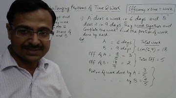 Time & Work - Solve Problems in 5 Seconds