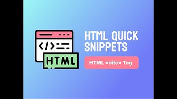 HTML cite Tag in 45 Seconds | How to Use cite for Citations in HTML #coding #Shorts #html #html5