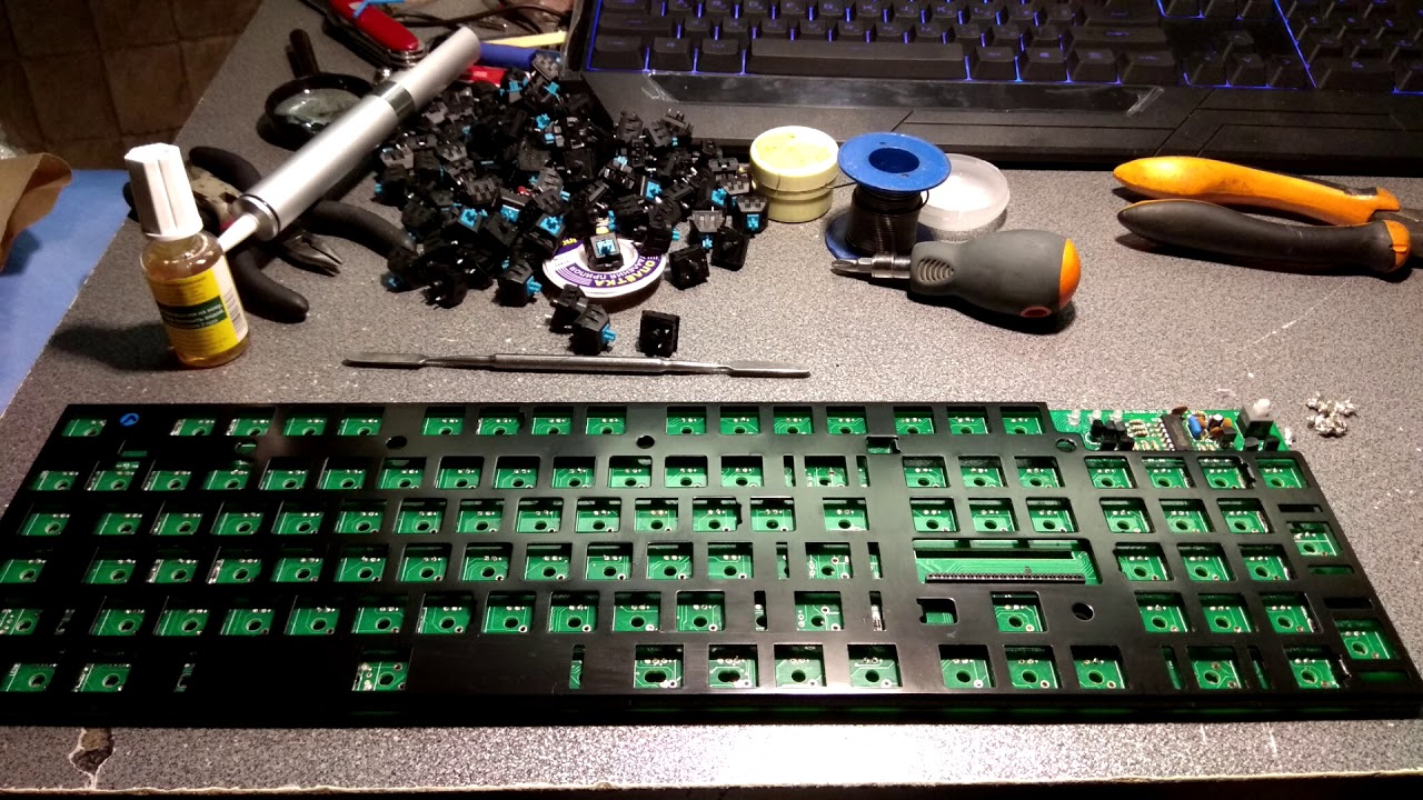 ремонт клавиатуры Poseidon Z Illuminated