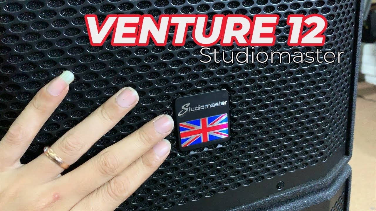 Loa StudioMaster Venture 12 - Đánh thức âm nhạc trong bạn!