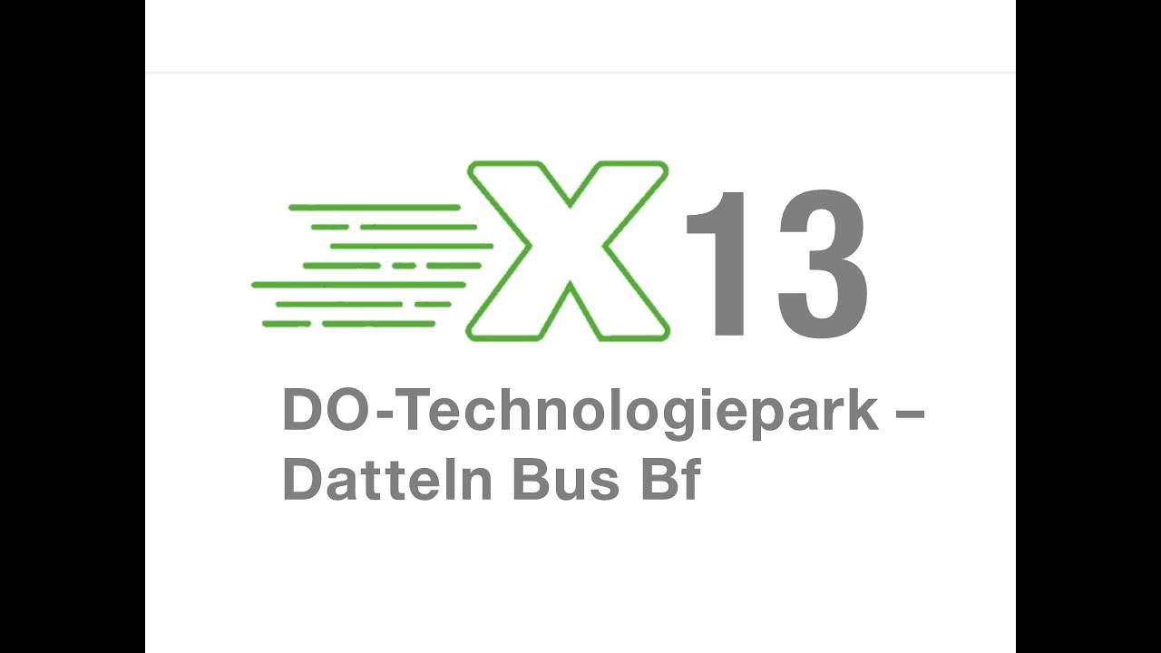 [DSW21] Ansagen Bus X13 Technologiepark - Datteln