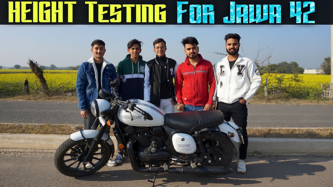 Height Test For Jawa 42 Bs6 Seat Height Test For Jawa 42 🏍 YouTube