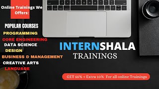 ONLINE SUMMER TRAINING |internshala training certificate |online trainings
