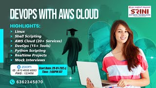 DevOps with AWS Cloud New Bath By Raju | Srini IT |