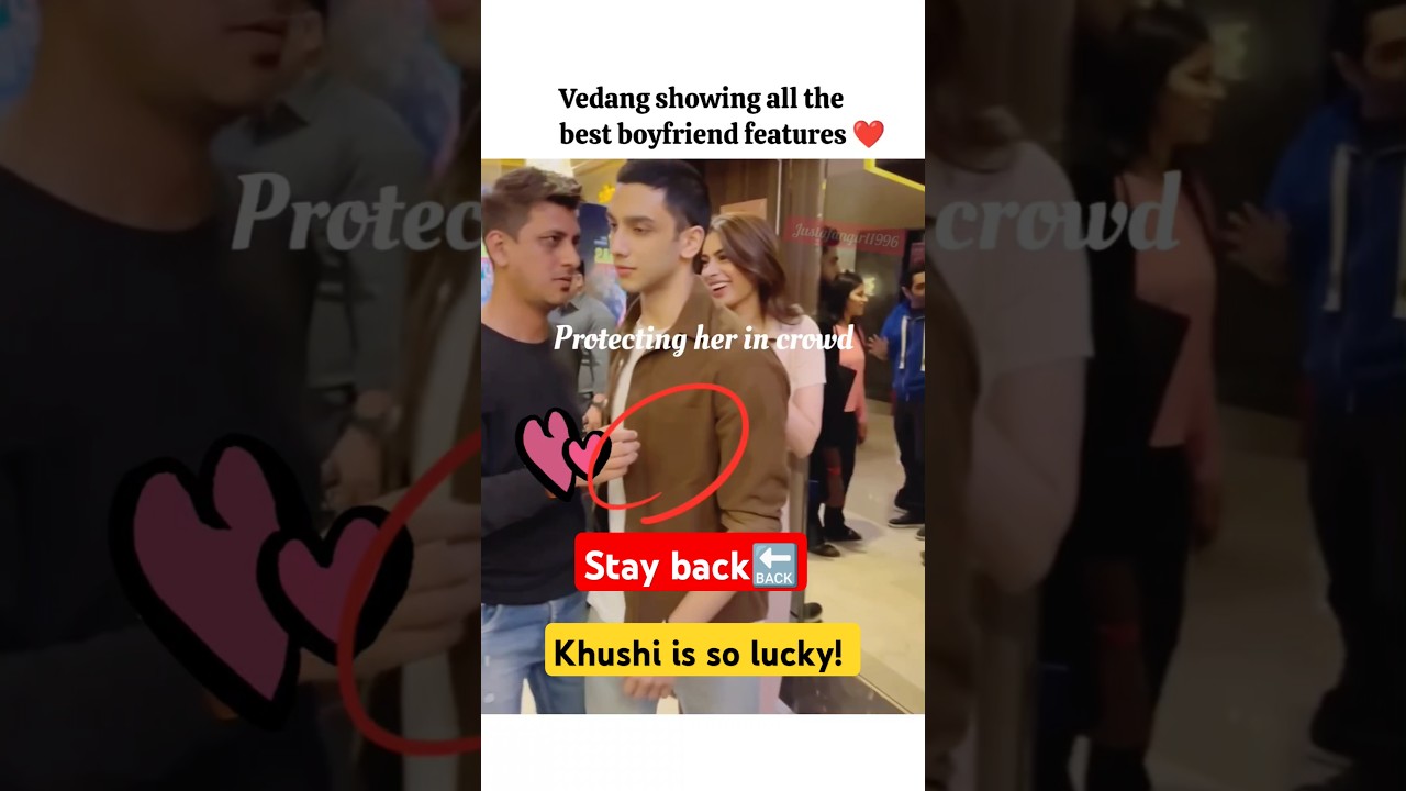 Khushi kapoor boyfriend Vedang Raina is so cute!❤️