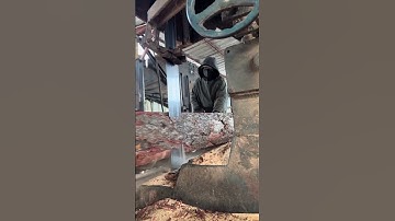 original video #wooden processing #woodworking