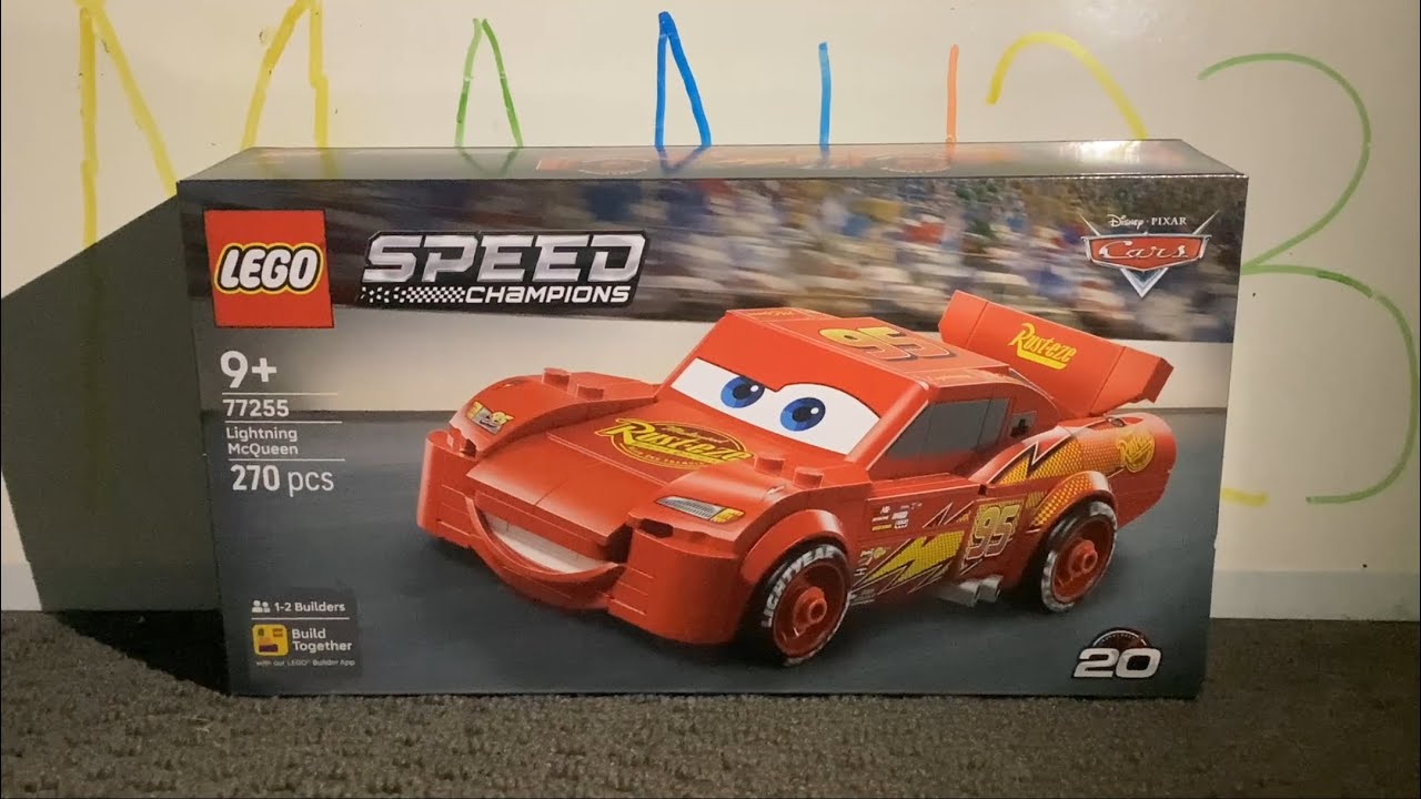 Unboxing LEGO Speed Champions Lighting McQueen Set 77255