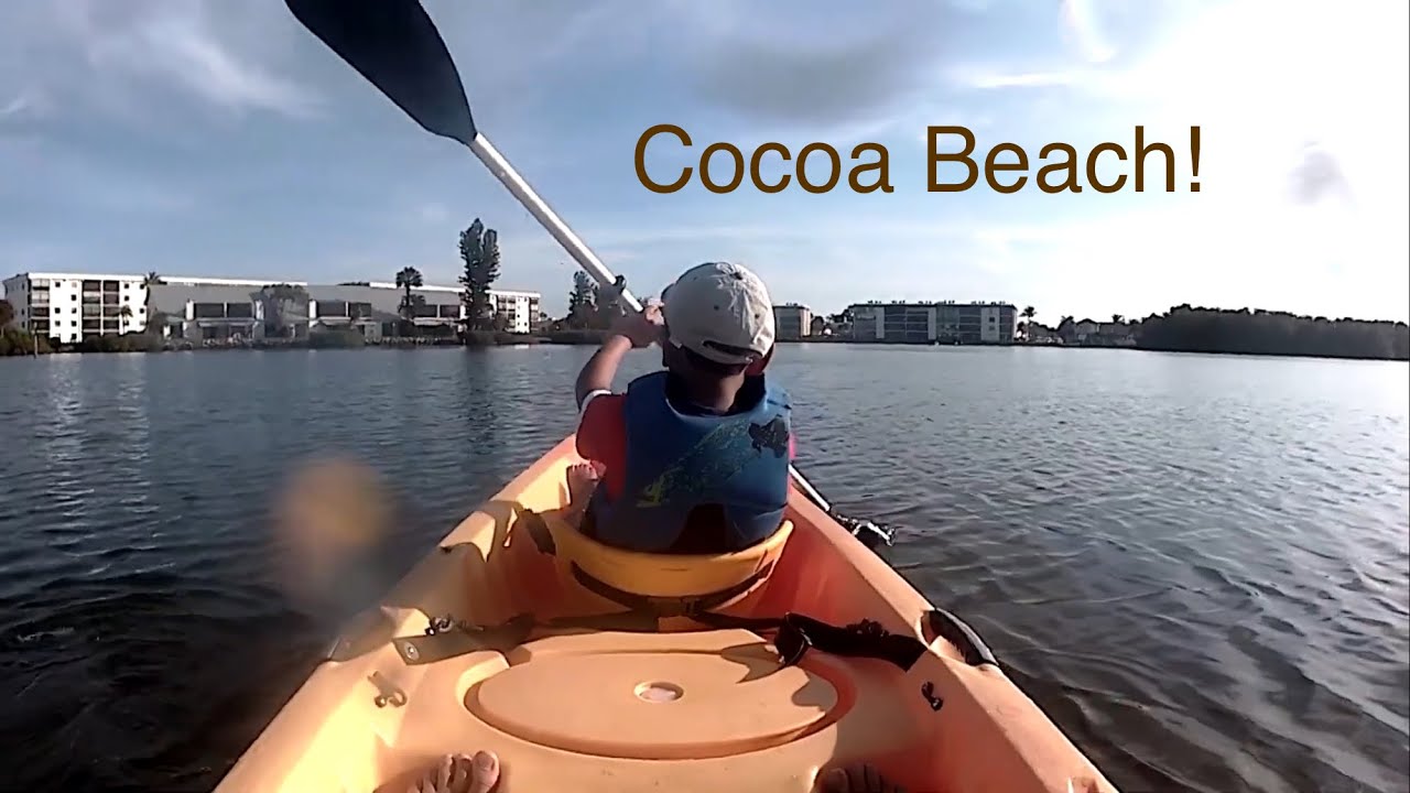 Day 5 In Orlando Cocoa Beach Swimming + Kayaking!! YouTube