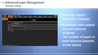 LiveCore™ series Web RCS: Advanced Layer Management